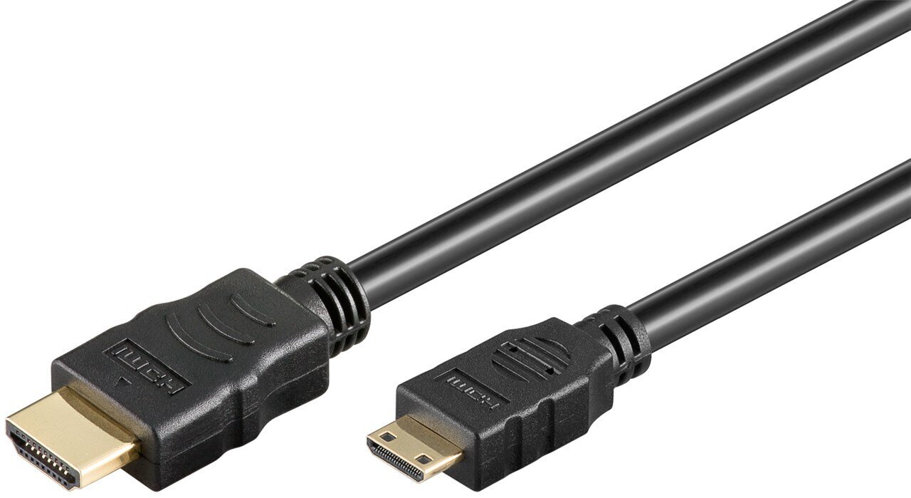 Goobay HDMI/HDMI mini, 5 m kaina ir informacija | Kabeliai ir laidai | pigu.lt