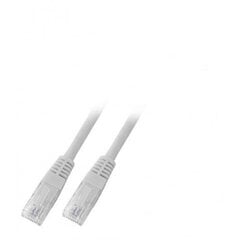 Ecolan Sujungimo kabelis CAT6 UTP, 1 m, baltas kaina ir informacija | Kabeliai ir laidai | pigu.lt