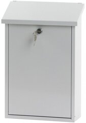 wall letterbox Toledon 27 x 40 cm steel white - цена и информация | Почтовые ящики, номера для дома | pigu.lt