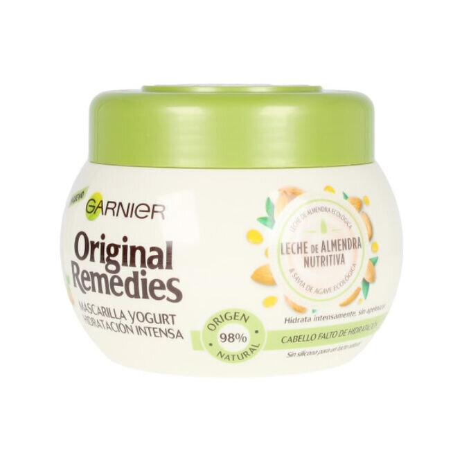 Plaukų kaukė Garnier Original Remedies Almond Milk Mask, 300ml kaina ir informacija | Priemonės plaukų stiprinimui | pigu.lt