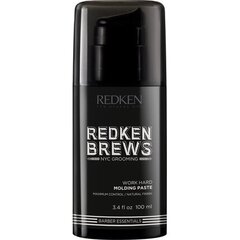 Фиксирующий гель Redken Brews Brews (150 ml) цена и информация | Средства для укладки волос | pigu.lt