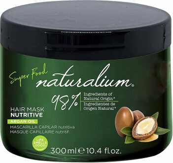 Drėkinanti plaukų kaukė Naturalium, 300ml цена и информация | Priemonės plaukų stiprinimui | pigu.lt