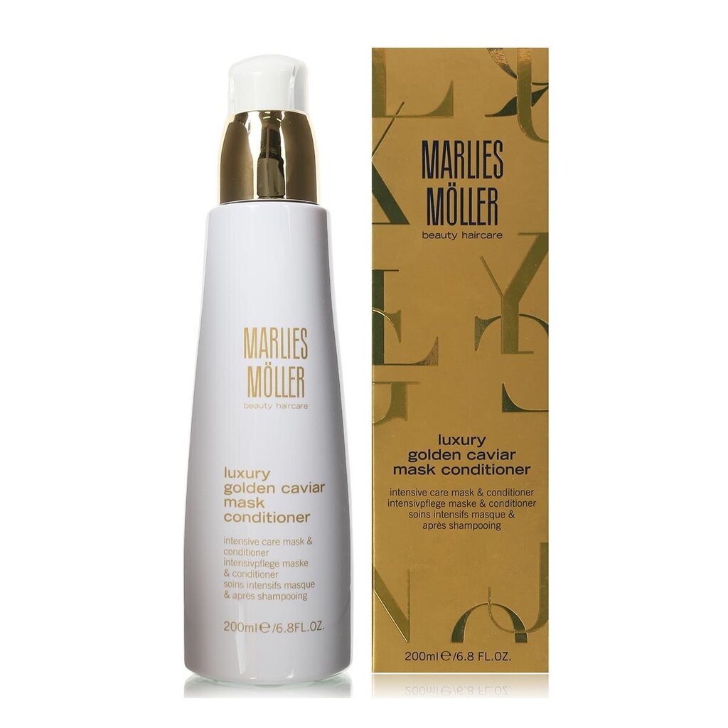 Plaukų kondicionierius Marlies Moller Luxury Golden Caviar, 200 ml kaina ir informacija | Balzamai, kondicionieriai | pigu.lt