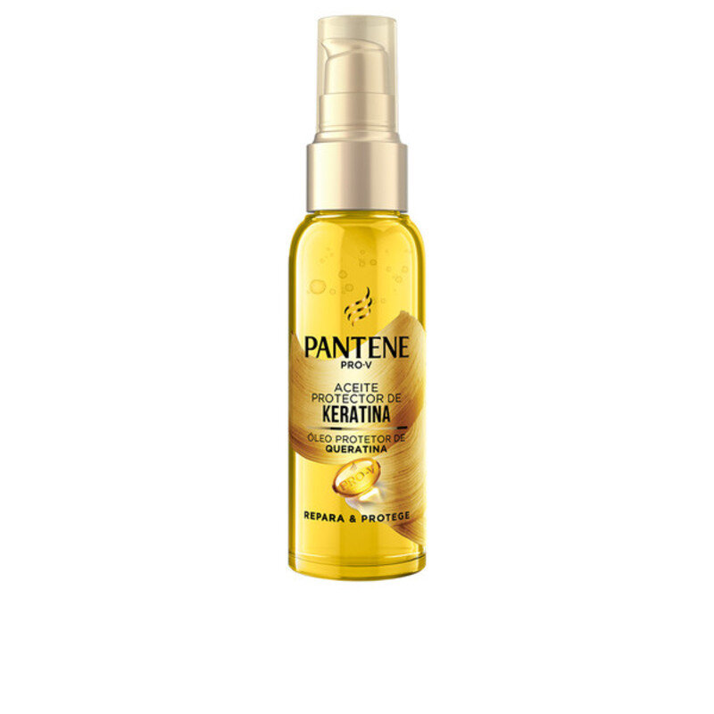 Aliejus plaukams Pantene Repair & Protect Keratin, 100ml цена и информация | Priemonės plaukų stiprinimui | pigu.lt