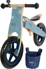 Balansinis dviratis Blue Paper Airplane blue - SF kaina ir informacija | Balansiniai dviratukai | pigu.lt
