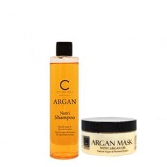 Plaukų šampūno ir kaukės rinkinys su arganu ARGAN, 250+200 ml kaina ir informacija | Šampūnai | pigu.lt
