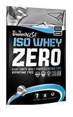 Протеин Biotech USA Iso Whey Zero со вкусом сливочного печенья, 500 г цена и информация | Протеин | pigu.lt