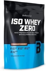 Baltymai Biotech Iso Whey Zero 500 g., baltojo šokolado skonio kaina ir informacija | Baltymai | pigu.lt