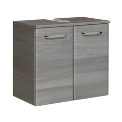 Шкаф под раковину 328 серый цена и информация | Шкафчики для ванной | pigu.lt