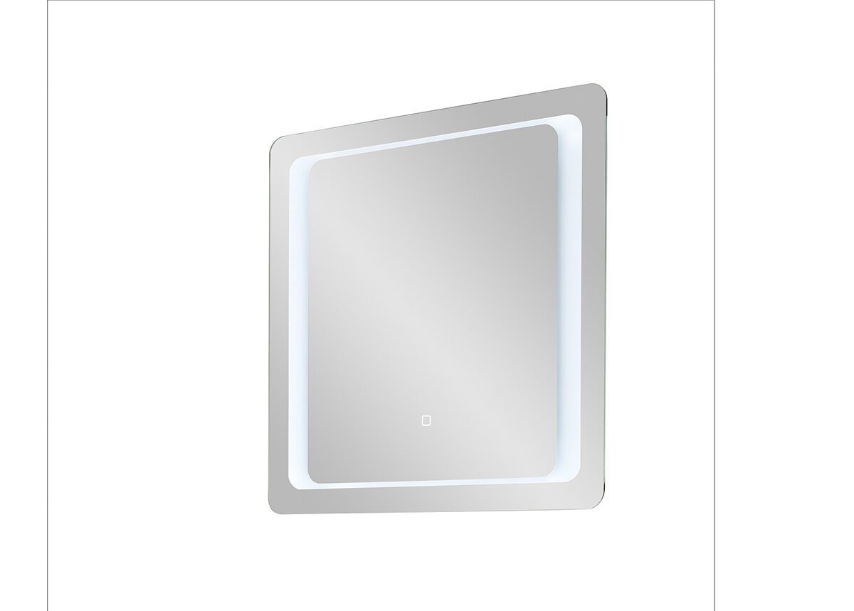 Veidrodis su LED apšvietimu 21 цена и информация | Vonios spintelės | pigu.lt