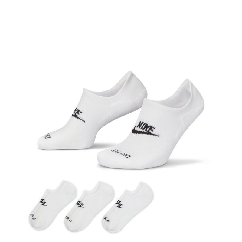 Nike Everyday Plus Cushioned kojinės, baltos spalvos kaina ir informacija | Vyriškos kojinės | pigu.lt