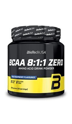 Biotech BCAA 8:1:1 250 g, kolos skonio kaina ir informacija | Aminorūgštys | pigu.lt