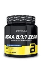 Biotech BCAA 8:1:1 250 g, persikų ledinės arbatos skonio цена и информация | Аминокислоты | pigu.lt