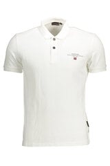Vyriški marškinėliai Napapijri Polo, balti kaina ir informacija | Vyriški marškinėliai | pigu.lt
