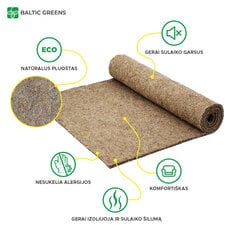 Comfort Mat 100% kanapių pluošto kilimėlis gyvūnams, 120 x 50 cm kaina ir informacija | Kraikas, šienas graužikams | pigu.lt