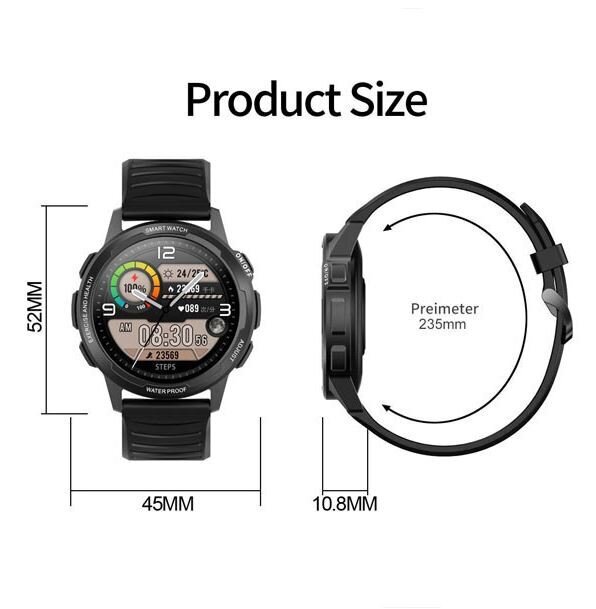 Senbono X28 Yellow kaina ir informacija | Išmanieji laikrodžiai (smartwatch) | pigu.lt