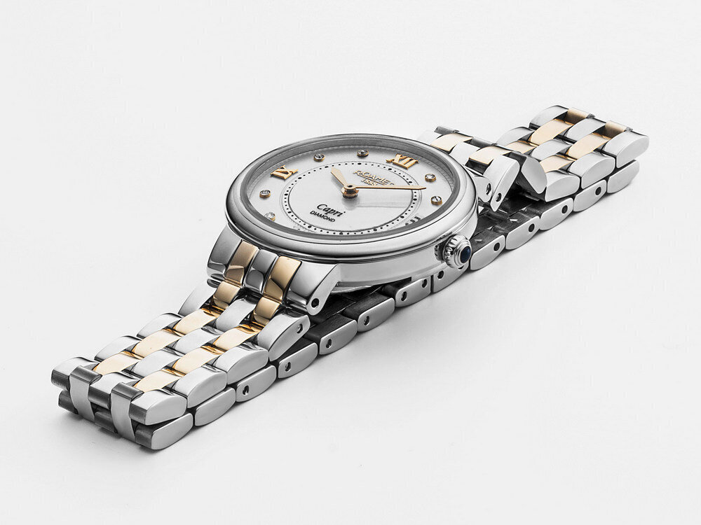 Laikrodis moterims Roamer Capri Diamond 859845 47 29 50 kaina ir informacija | Moteriški laikrodžiai | pigu.lt