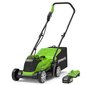 Akumuliatorinė vejapjovė Greenworks GD24LM33K4 - 2516107UB - charger + 4Ah kaina ir informacija | Vejapjovės, žoliapjovės | pigu.lt