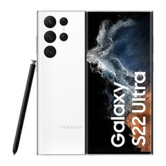 Samsung Galaxy S22 Ultra 5G 12/256GB SM-S908BZWG Phantom White kaina ir informacija | Mobilieji telefonai | pigu.lt