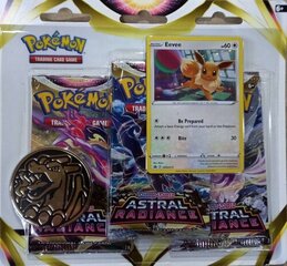 Настольная игра Pokemon - TCG Sword And Shield Astral Radiance 3 Booster Blister Assorted цена и информация | Настольные игры, головоломки | pigu.lt