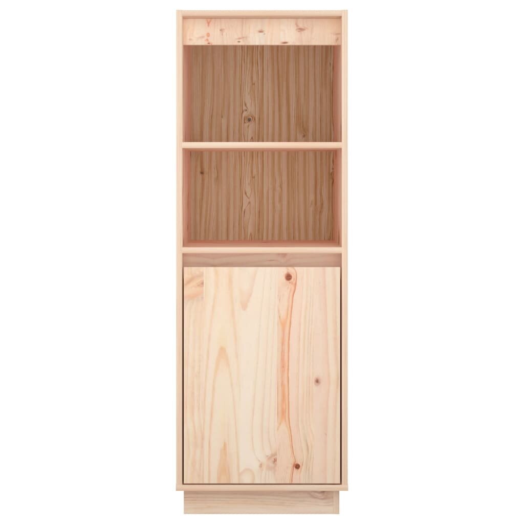 vidaXL Komoda, 37x34x110cm, pušies medienos masyvas kaina ir informacija | Svetainės spintelės | pigu.lt