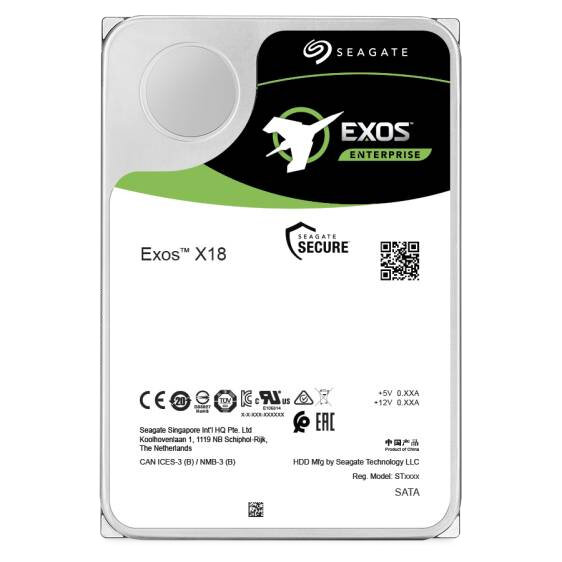 16TB Seagate Exos X18 7200/256 цена и информация | Vidiniai kietieji diskai (HDD, SSD, Hybrid) | pigu.lt