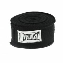 Bokso juosta Everlast, juodos spalvos kaina ir informacija | Everlast Sportas, laisvalaikis, turizmas | pigu.lt