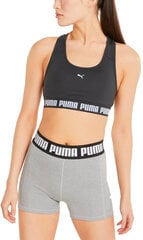 Cпортивный бюстгальтер Puma Mid Impact Strong Black 521599 01, черный цена и информация | Спортивная одежда для женщин | pigu.lt