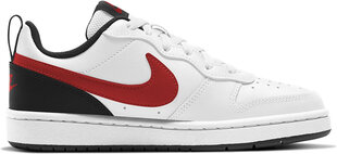 Детские кроссовки Nike Court Borough Low 2 BQ5448 110/4.5, белые цена и информация | Детская спортивная обувь | pigu.lt
