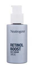 Дневной крем для лица Neutrogena Retinol Boost SPF15 50 мл цена и информация | Кремы для лица | pigu.lt