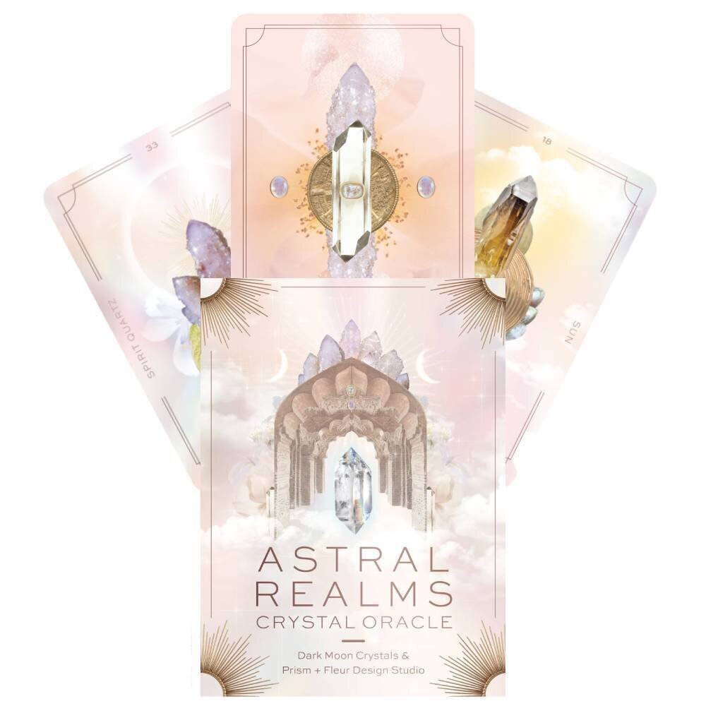 Astral Realms Crystal Oracle kortos цена и информация | Ezoterika | pigu.lt
