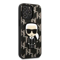 Karl Lagerfeld Monogram Ikonik чехол for iPhone 13 Pro Black цена и информация | Чехлы для телефонов | pigu.lt