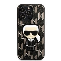 Karl Lagerfeld Monogram Ikonik чехол for iPhone 13 Pro Max Black цена и информация | Чехлы для телефонов | pigu.lt