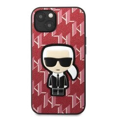 Karl Lagerfeld Monogram Ikonik чехол for iPhone 13 Red цена и информация | Чехлы для телефонов | pigu.lt