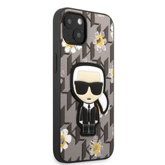 Karl Lagerfeld Ikonik Flower чехол for iPhone 13 mini Grey цена и информация | Чехлы для телефонов | pigu.lt