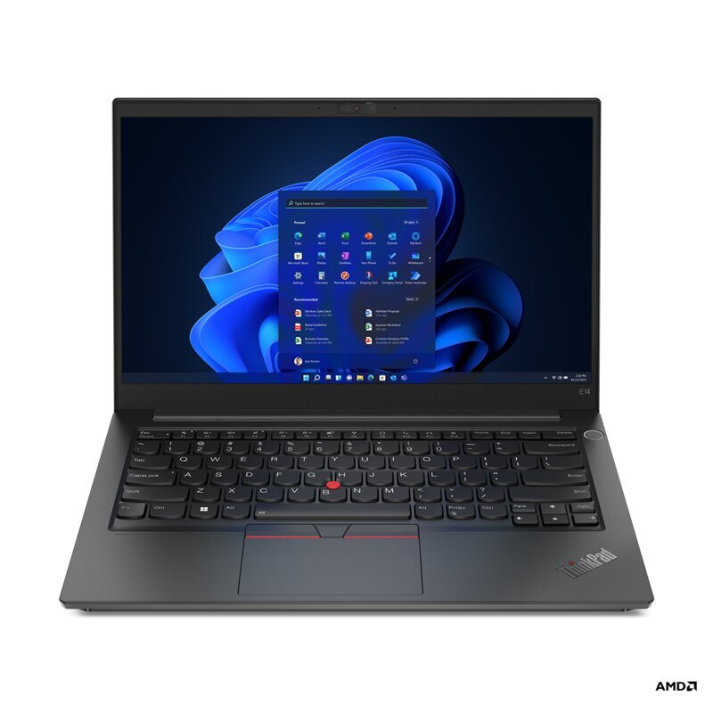 Lenovo ThinkPad E14 14 " 1920x1080 AMD Ryzen 5 8 GB SSD 256 GB kaina ir informacija | Nešiojami kompiuteriai | pigu.lt