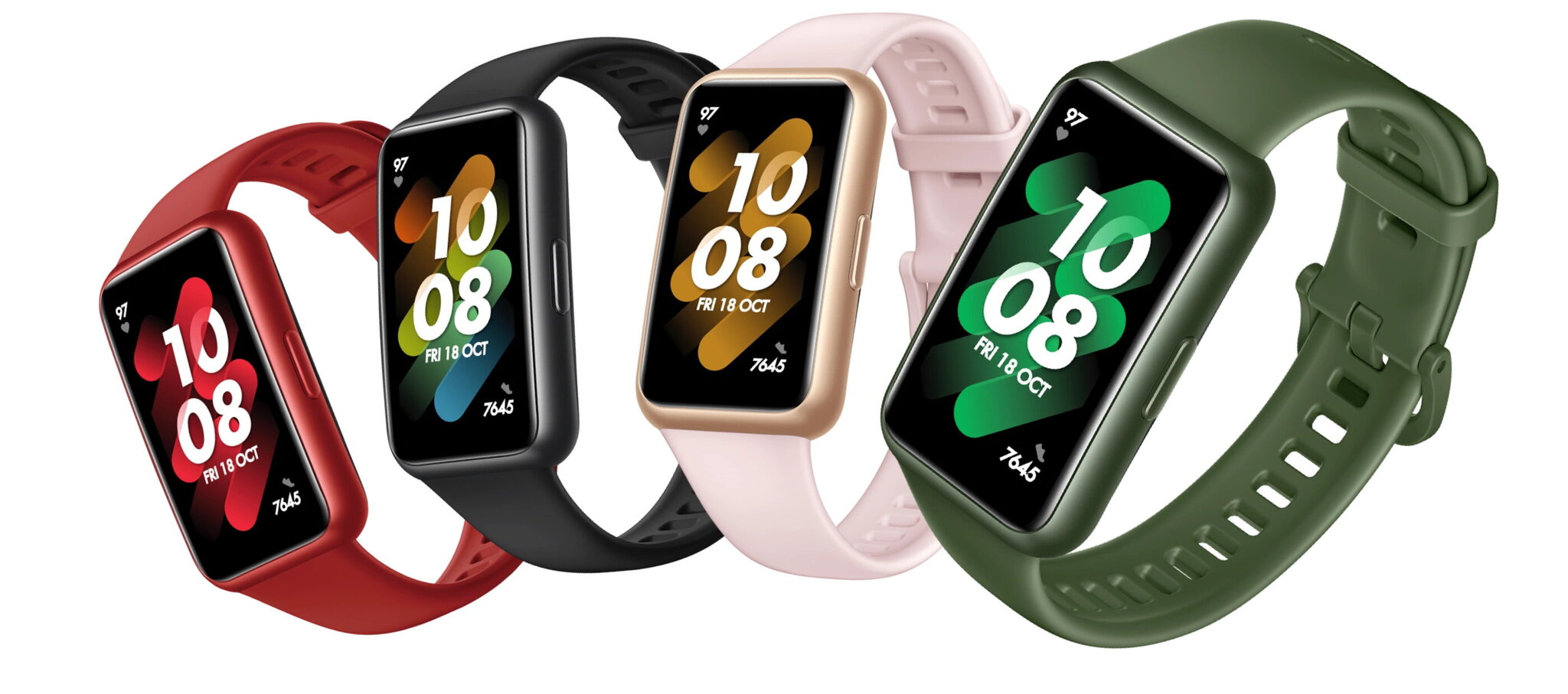 Huawei Band 7, green 55029075 kaina ir informacija | Išmaniosios apyrankės (fitness tracker) | pigu.lt