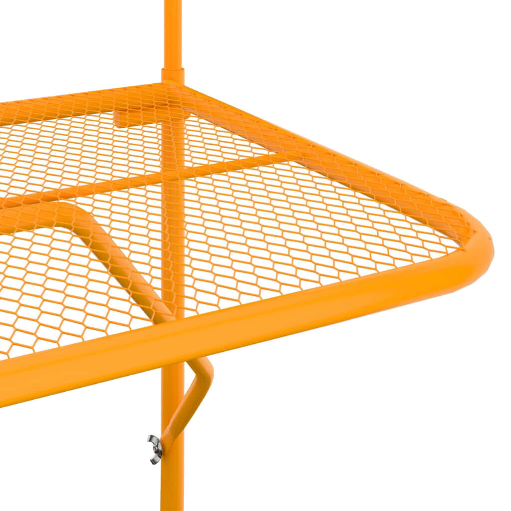 Balkono staliukas, 60x40 cm, geltonas kaina ir informacija | Lauko stalai, staliukai | pigu.lt