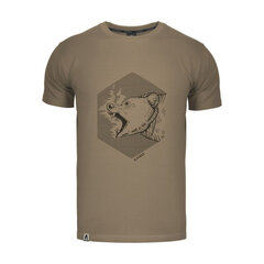 Marškinėliai vyrams Alpinus Wild nature SI43976, žali kaina ir informacija | Vyriški marškinėliai | pigu.lt