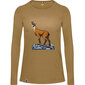 Moteriški marškinėliai ilgomis rankovėmis Alpinus Varena SI18021, rudi kaina ir informacija | Marškinėliai moterims | pigu.lt