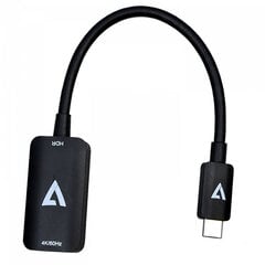 Адаптер USB C—HDMI V7 V7USBCHDMI4K60HZ     Чёрный 4K Ultra HD цена и информация | Адаптеры, USB-разветвители | pigu.lt