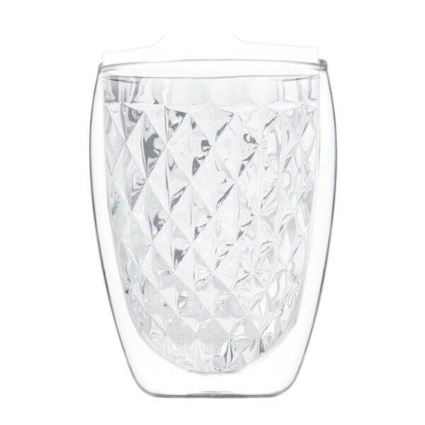EzyStyle dvigubo stiklo stiklinės Diamond, 250 ml, 2 vnt.