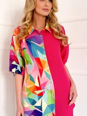 Marškiniai moterims, rožiniai цена и информация | Женские блузки, рубашки | pigu.lt