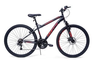 Kalnų dviratis Huffy Extent 27,5", juodas/raudonas kaina ir informacija | Dviračiai | pigu.lt