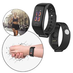 Išmanioji apyrankė su pulso matuokliu, Juodos spalvos kaina ir informacija | Išmaniosios apyrankės (fitness tracker) | pigu.lt