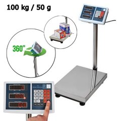 Платформенные весы с 3-мя экранами, для взвешивания до 100 кг цена и информация | Весы (бытовые) | pigu.lt