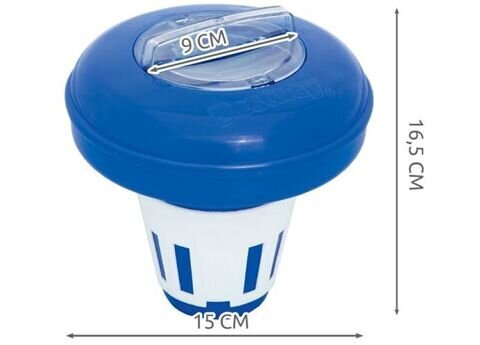 Plaukiojantis chloro dozatorius Bestway Flowclear цена и информация | Baseinų priežiūros priemonės | pigu.lt