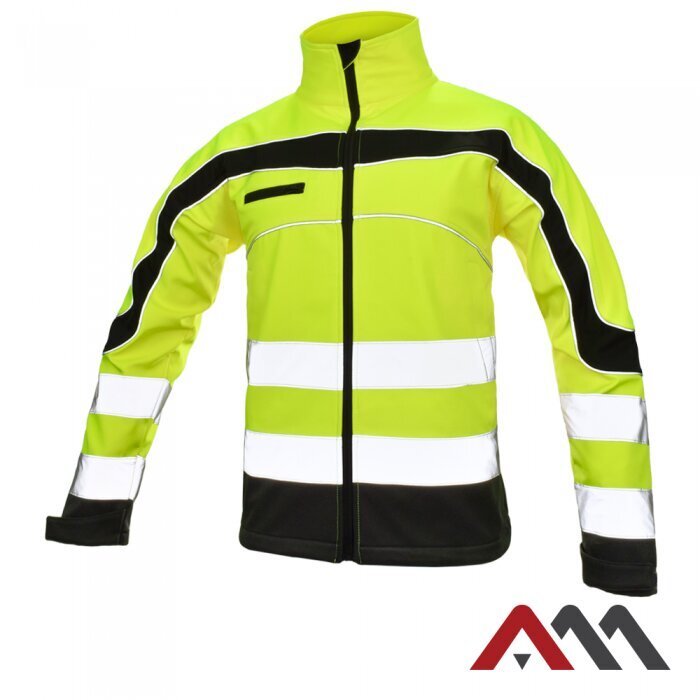 Striukė SOFTFLEX Softshell yellow kaina ir informacija | Darbo rūbai | pigu.lt