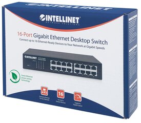 Intellinet 16-Port цена и информация | Коммутаторы (Switch) | pigu.lt