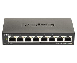 D-Link DGS-1100-08V2 цена и информация | Коммутаторы (Switch) | pigu.lt